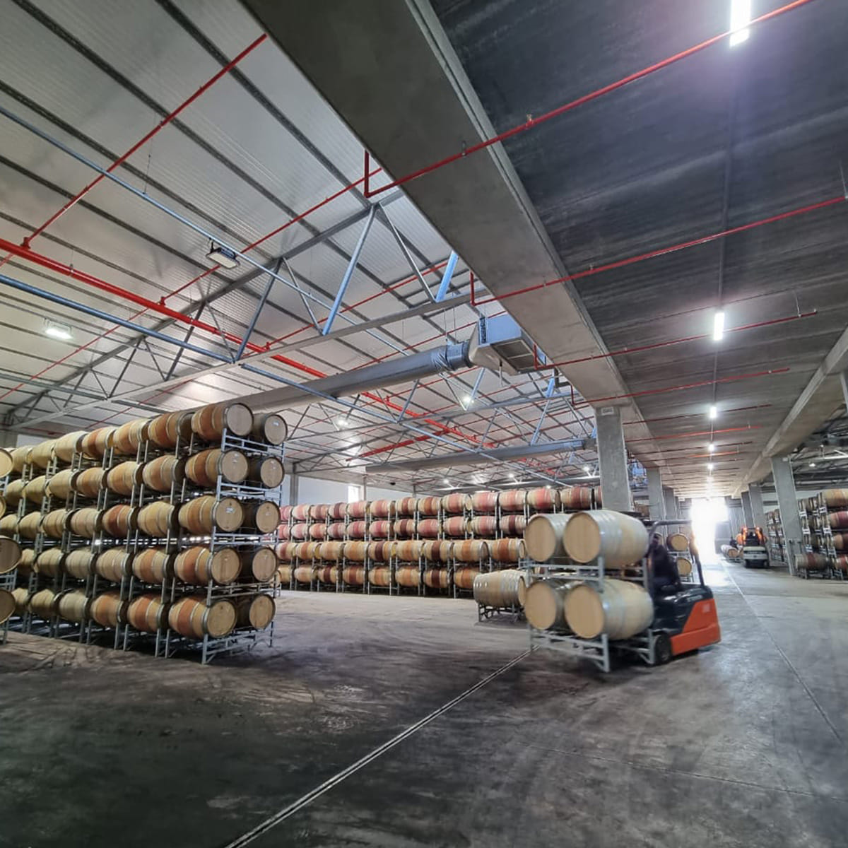Sprinkler pipework installation