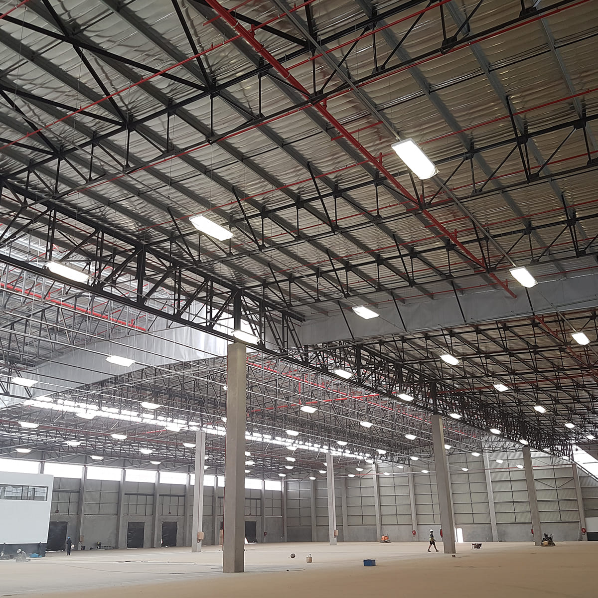Fire protection in storage facility